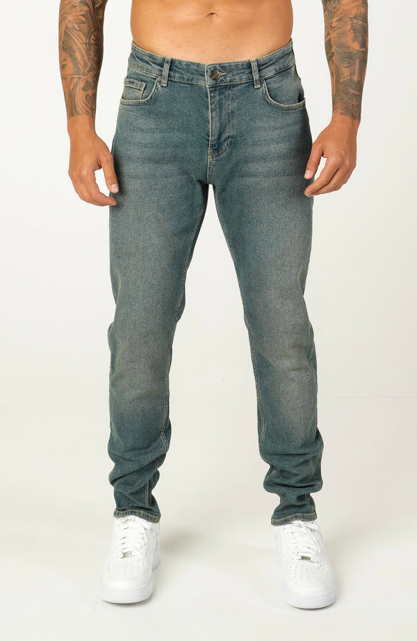 Slim Fit Jeans Washed -  Stone - Emolos