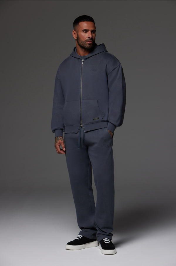 Craft Zip Up Hoodie Dark Grey