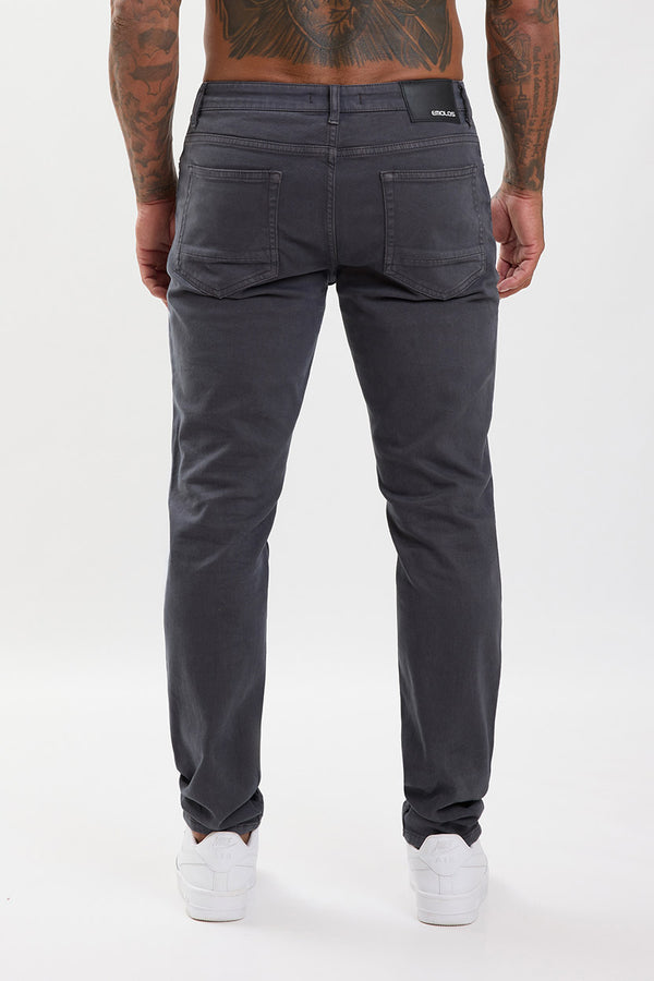 Slim Fit Jeans Dark Grey - Emolos