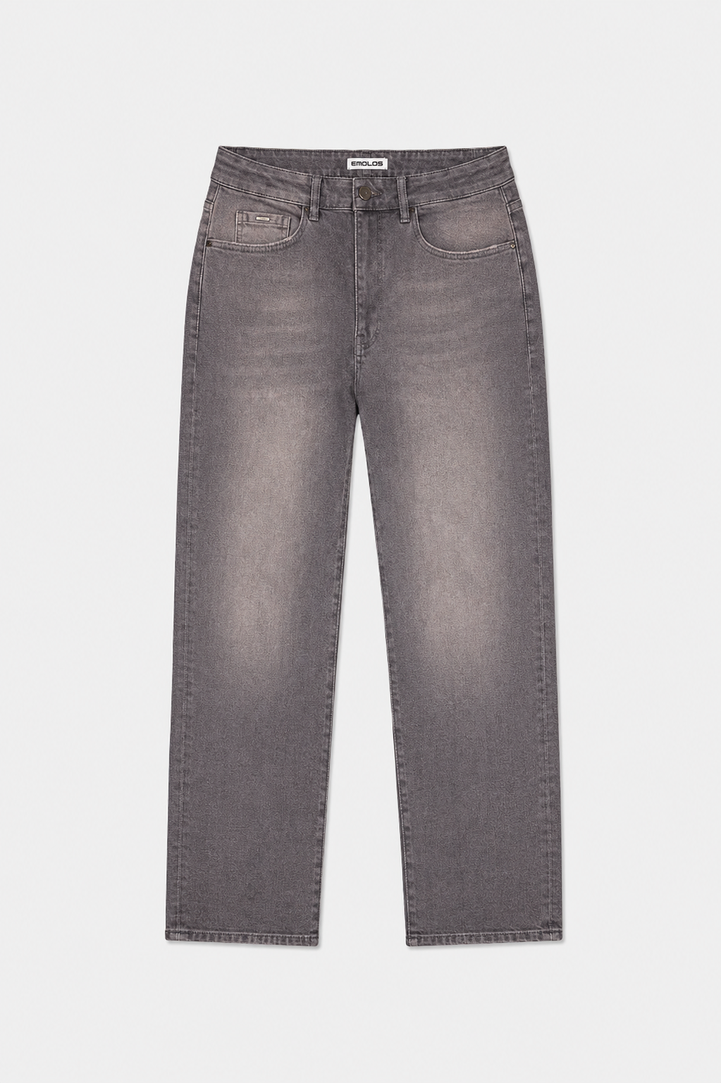 Relaxed Fit Jeans Washed Grey - Emolos