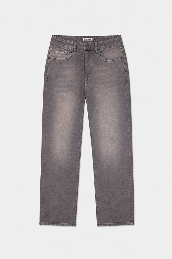 Relaxed Fit Jeans Washed Grey - Emolos