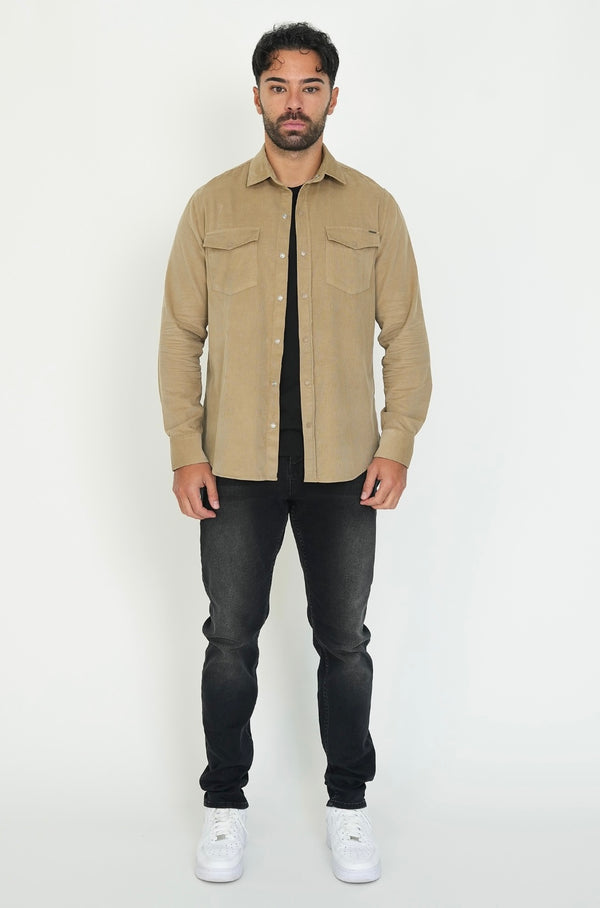 Premium Overshirt - Sand