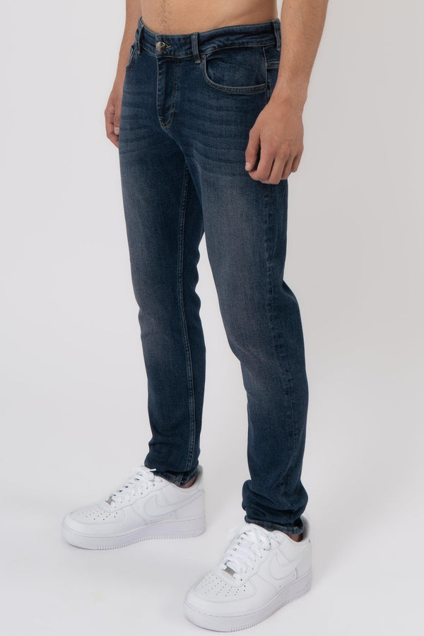 Slim Fit Jeans Washed - Grey - Emolos