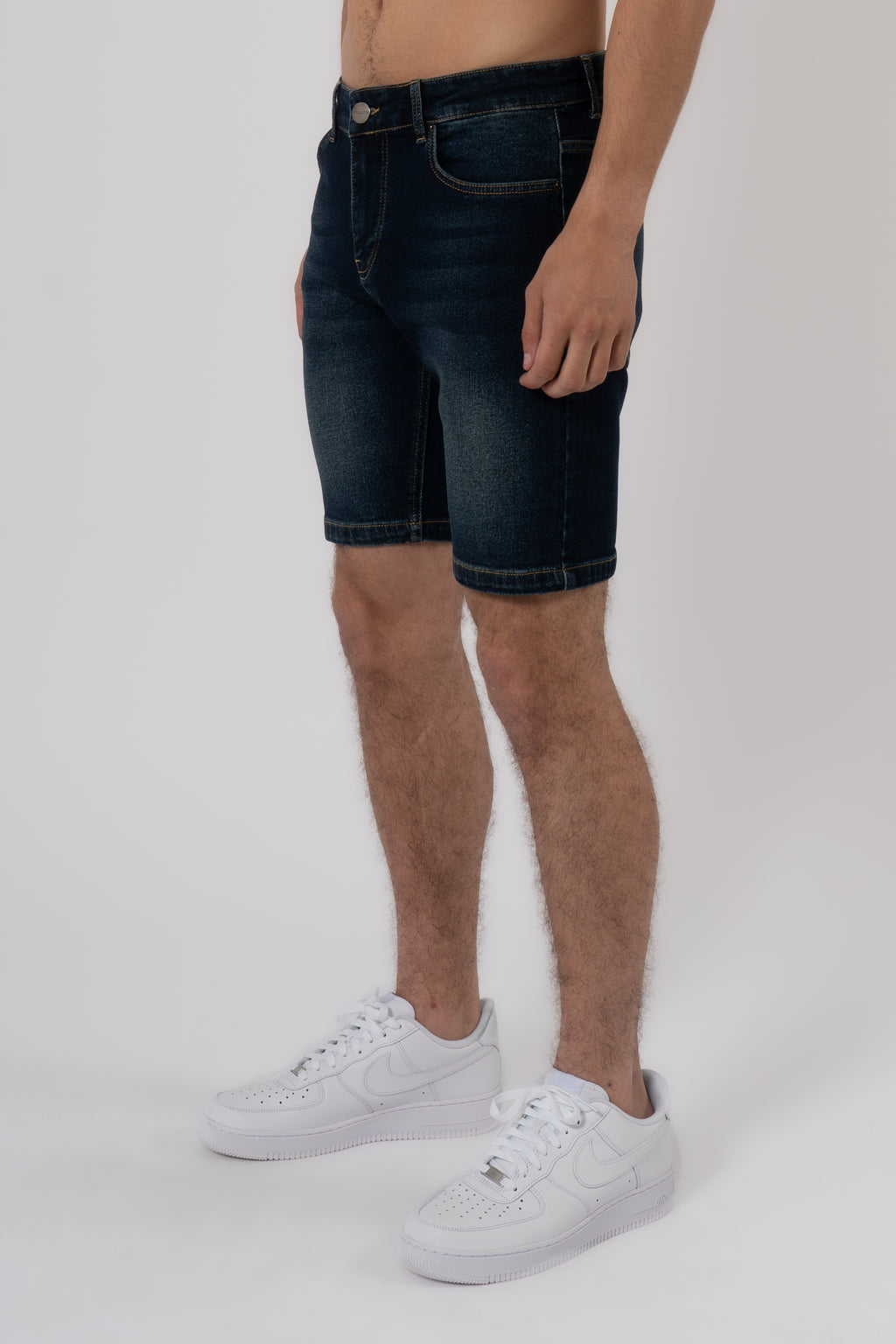 Denim Short Washed - Dark Blue - Emolos