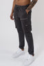 V2 Zip Details Cargo Pants - Black