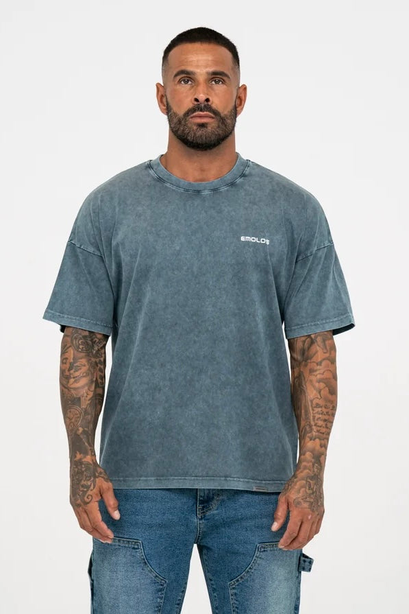 Essential Oversized T-shirt - Washed Grey - Emolos