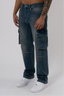 Cargo Jeans Washed - Stone Blue - Emolos