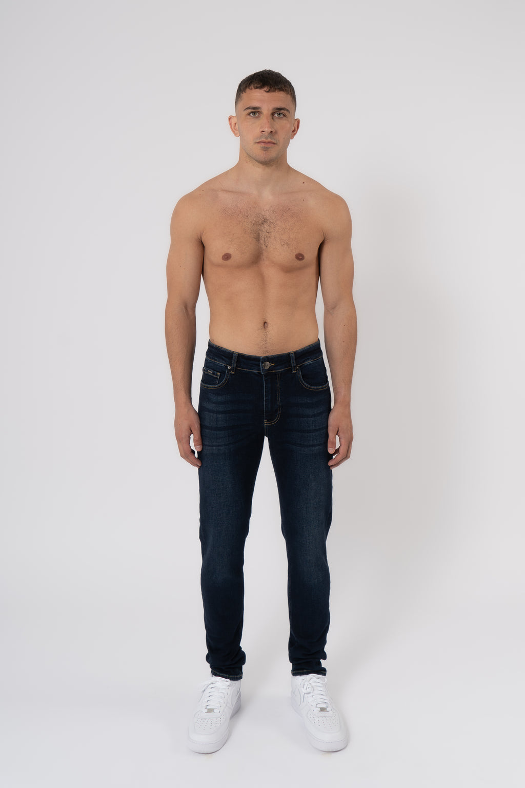 Slim Fit Jeans Washed - Grey - Emolos