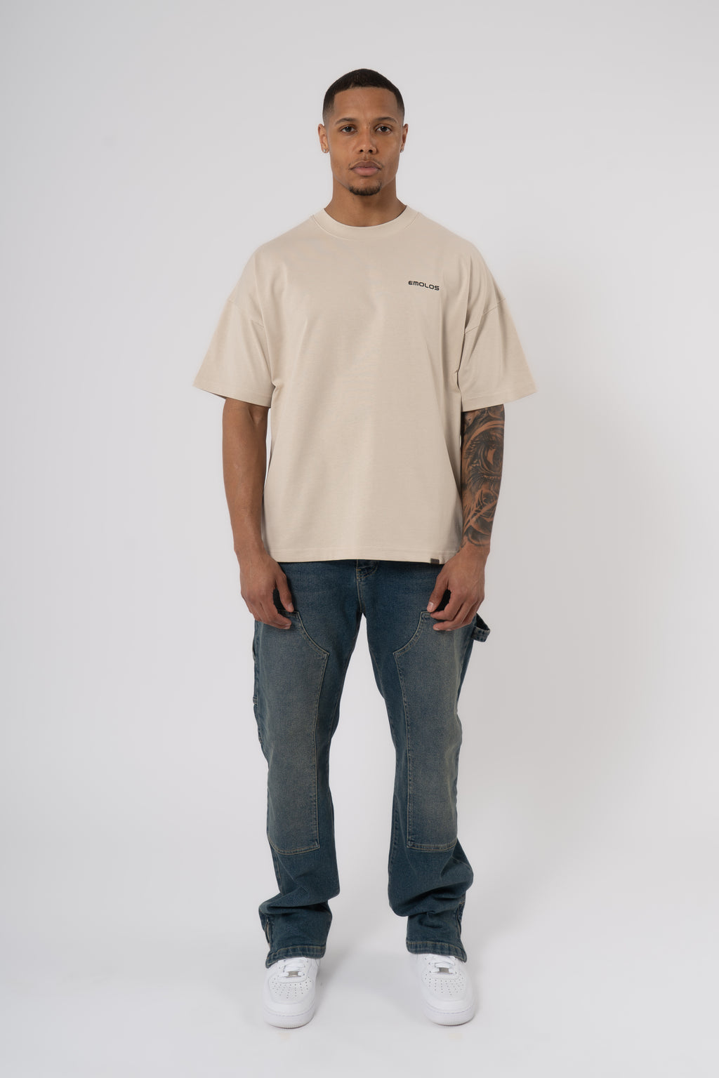 Essential Oversized T-shirt - Washed Grey - Emolos