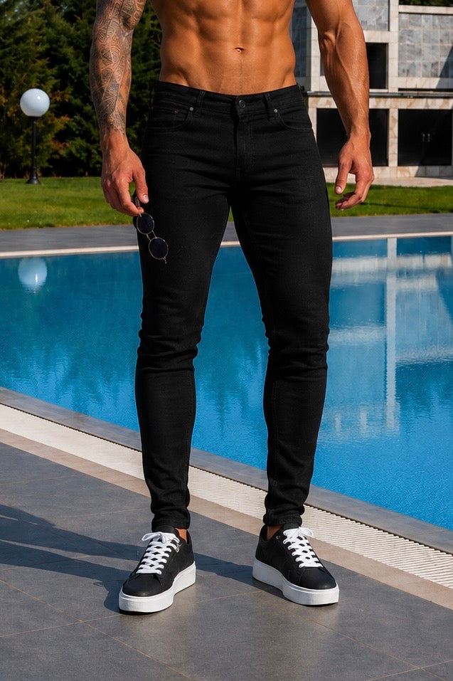 Spray on Jeans - Black - Emolos