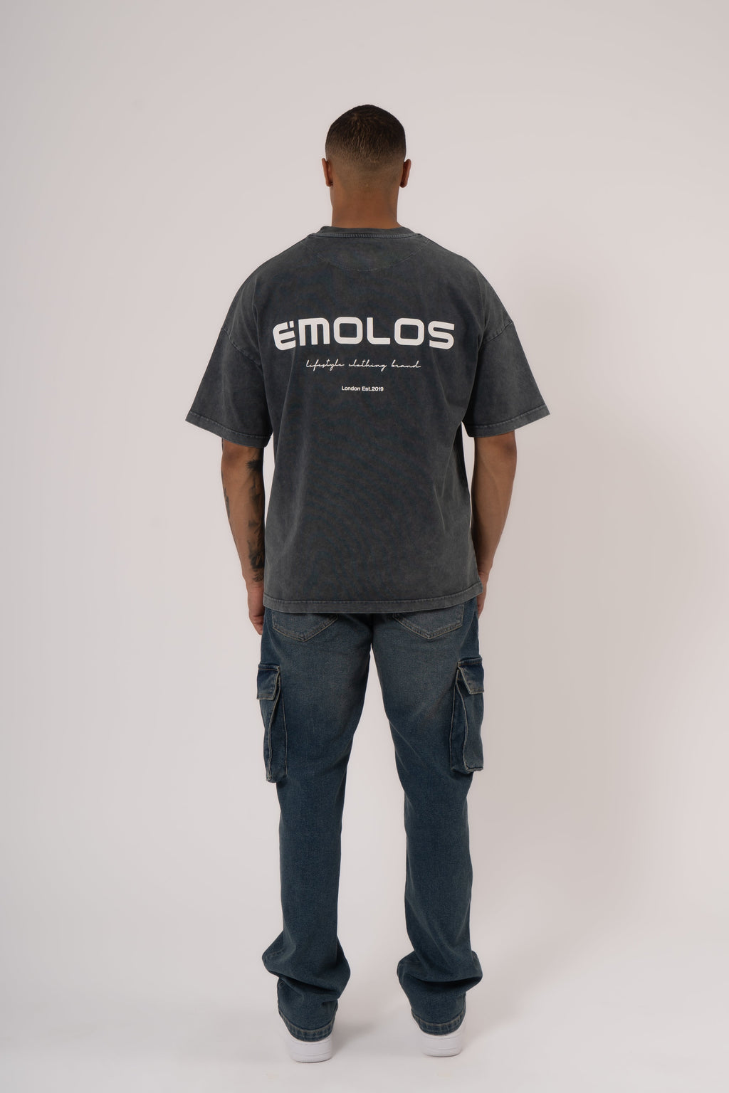 Cargo Jeans Washed - Stone Blue - Emolos