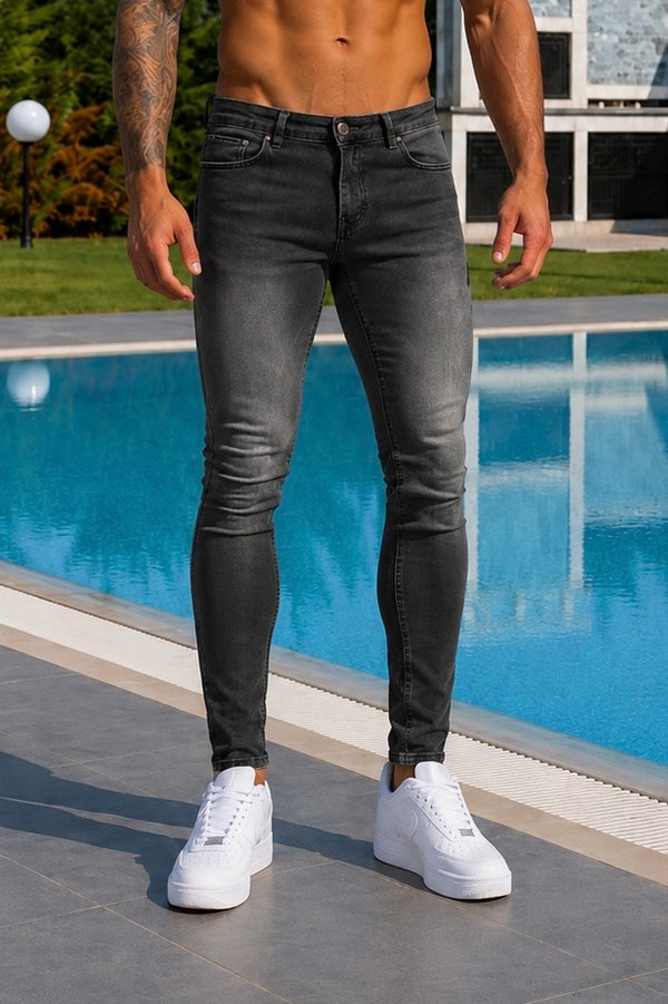 Spray on Jeans - Dark Grey - Emolos