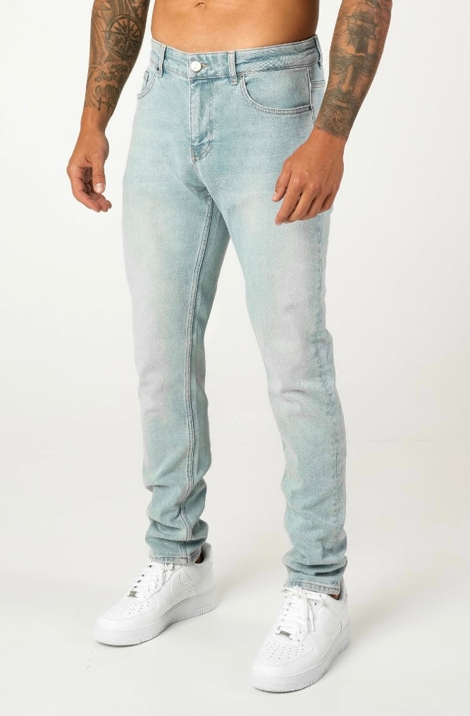 Slim Fit Jeans Washed -  Ice Blue