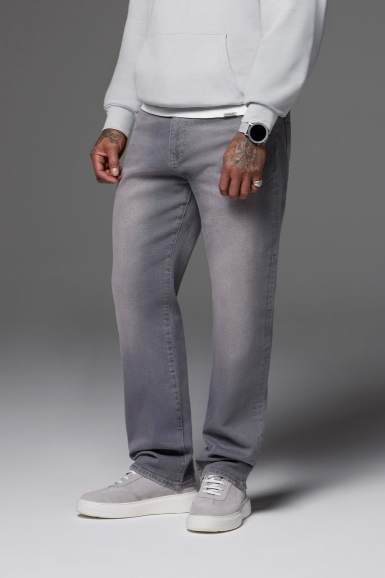 Relaxed Fit Jeans Washed Grey