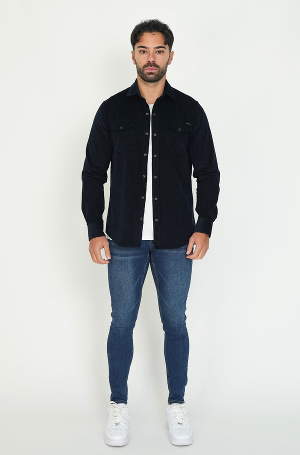 Premium Overshirt - Navy