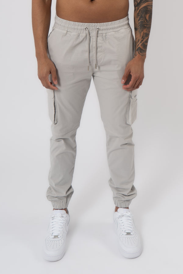 Essential Cargo Pants - Light Grey - Emolos