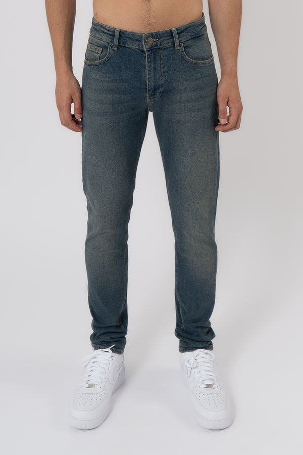 Slim Fit Jeans Washed - Grey - Emolos