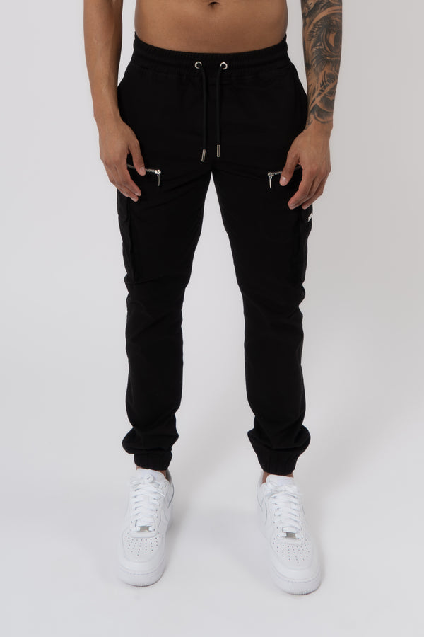 V2 Zip Details Cargo Pants - Light Grey - Emolos