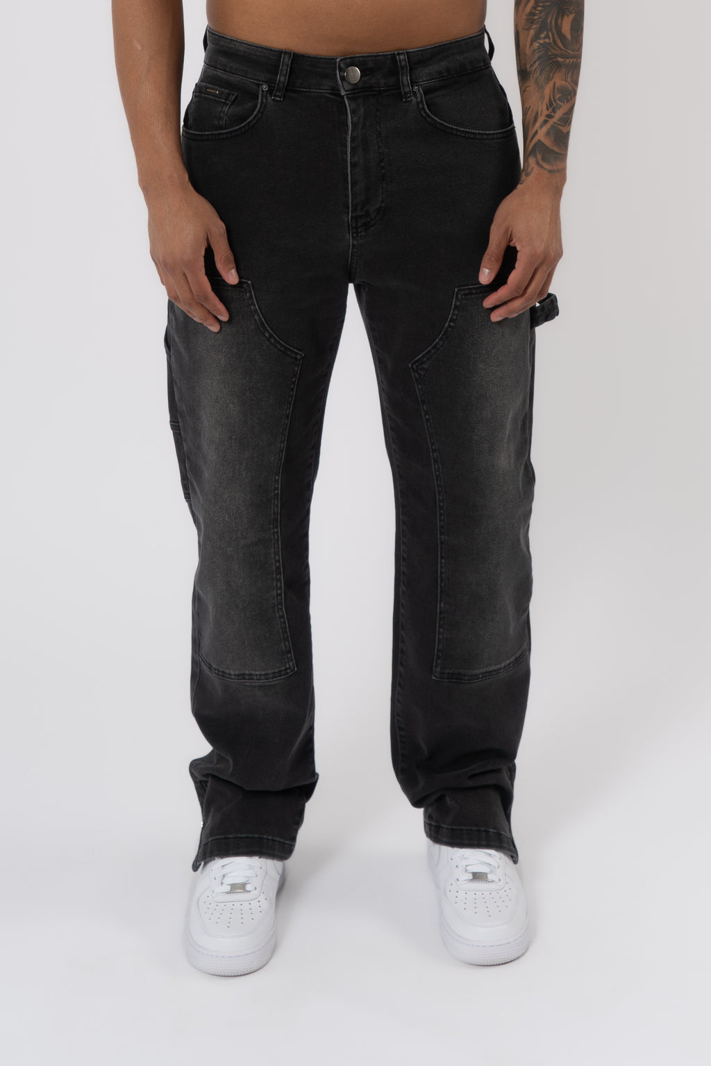 Carpenter Denim Washed - Black - Emolos