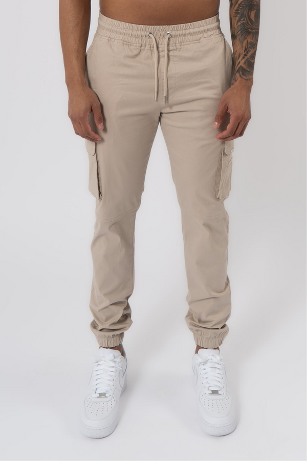 Essential Cargo Pants - Beige - Emolos