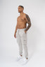 V2 Zip Details Cargo Pants - Beige