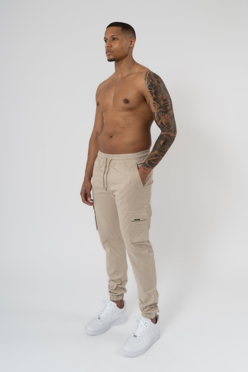 Essential Cargo Pants - Light Grey - Emolos