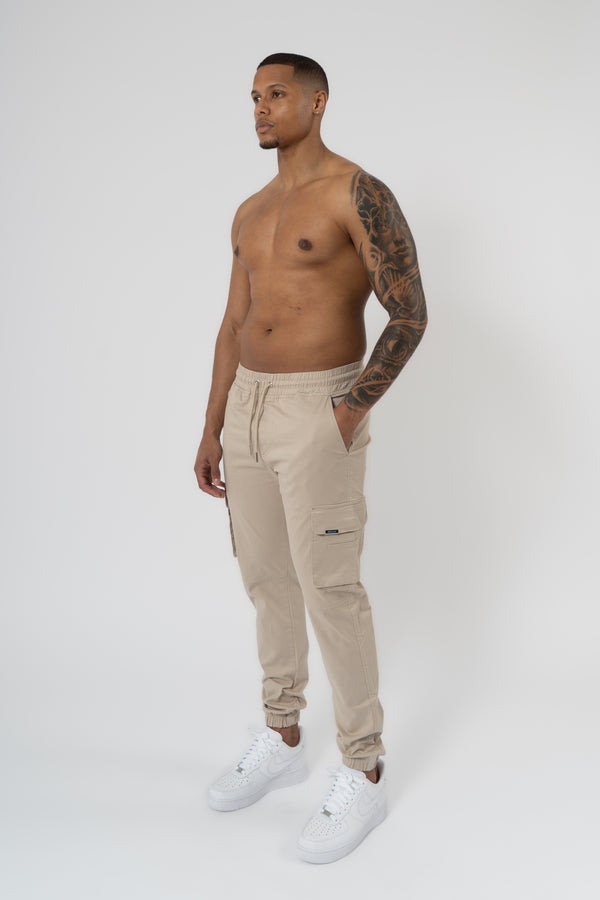 Essential Cargo Pants - Light Grey - Emolos