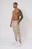 V2 Zip Details Cargo Pants - Beige