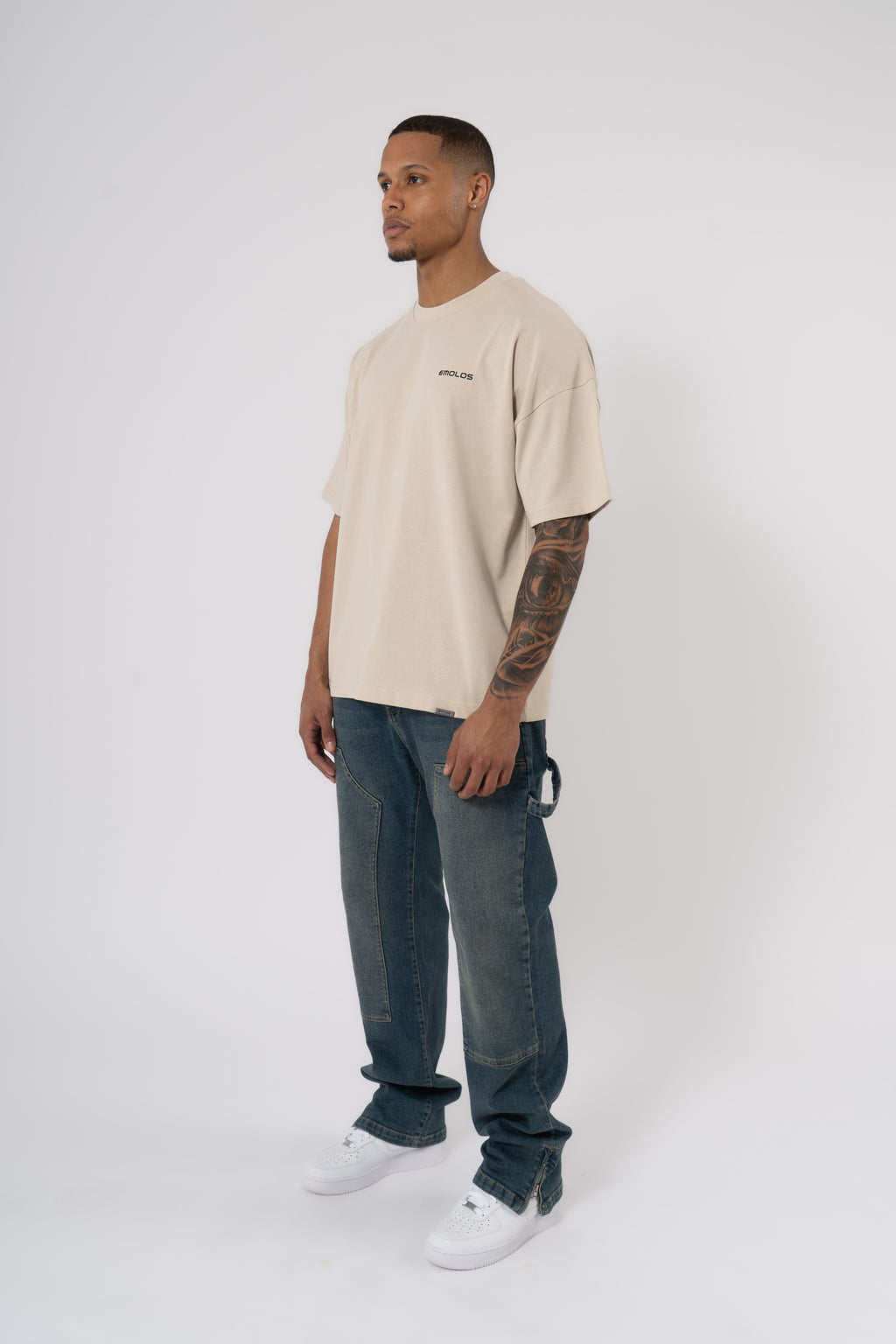 Essential Oversized T-shirt - Washed Grey - Emolos