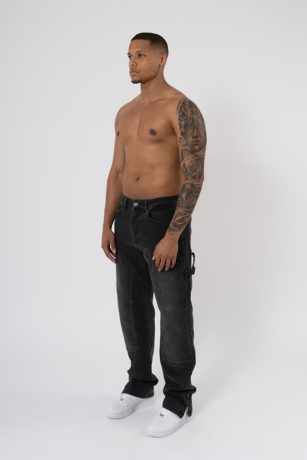 Carpenter Denim Washed - Black - Emolos