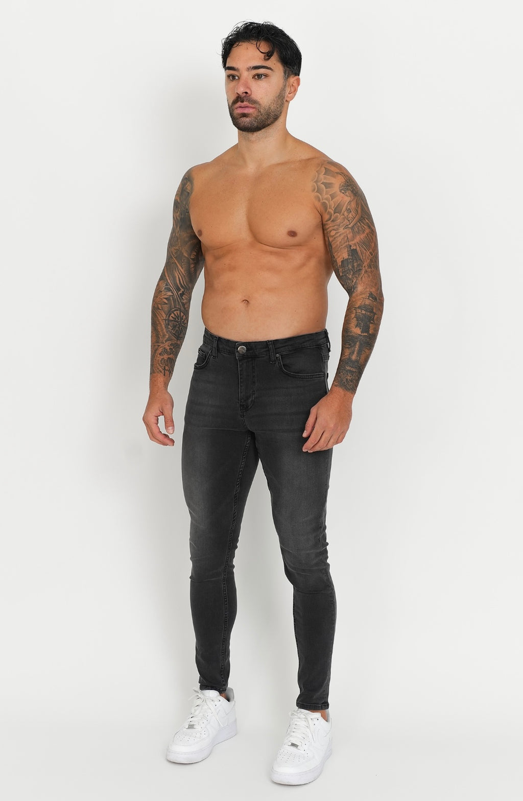 Spray on Jeans - Dark Grey