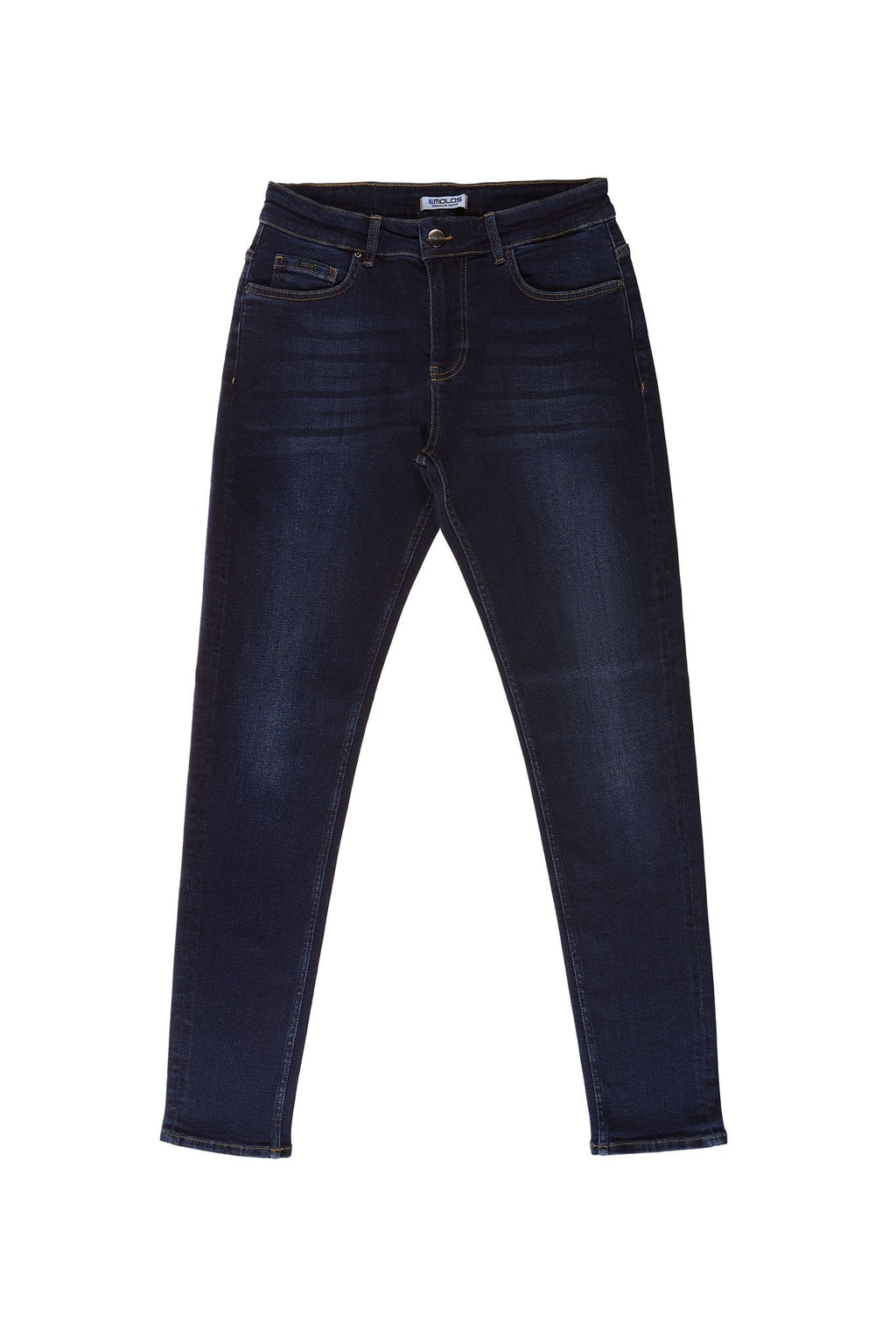 Slim Fit Jeans Washed -  Dark Blue - Emolos