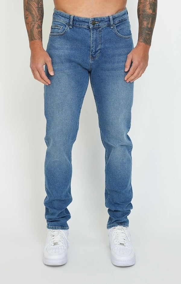 Slim Fit Jeans Washed -  Light Blue