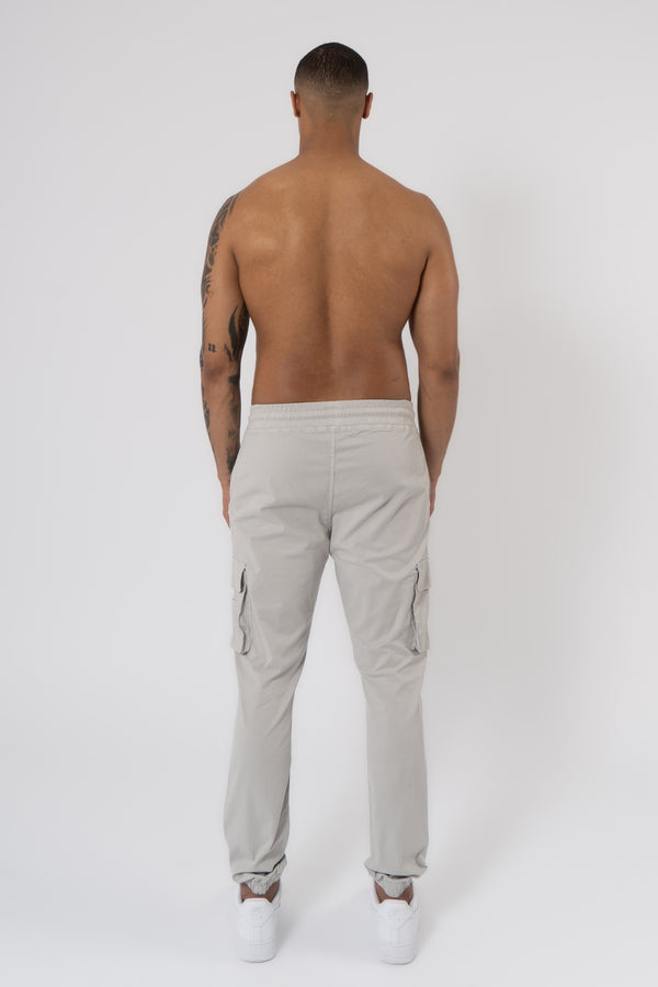 Essential Cargo Pants - Light Grey - Emolos