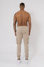 V2 Zip Details Cargo Pants - Beige