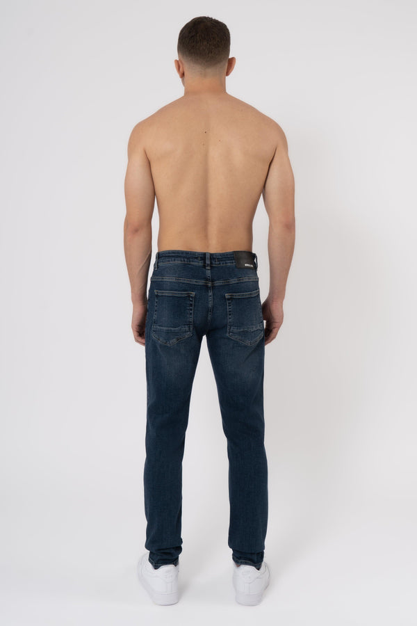 Slim Fit Jeans Washed - Grey - Emolos