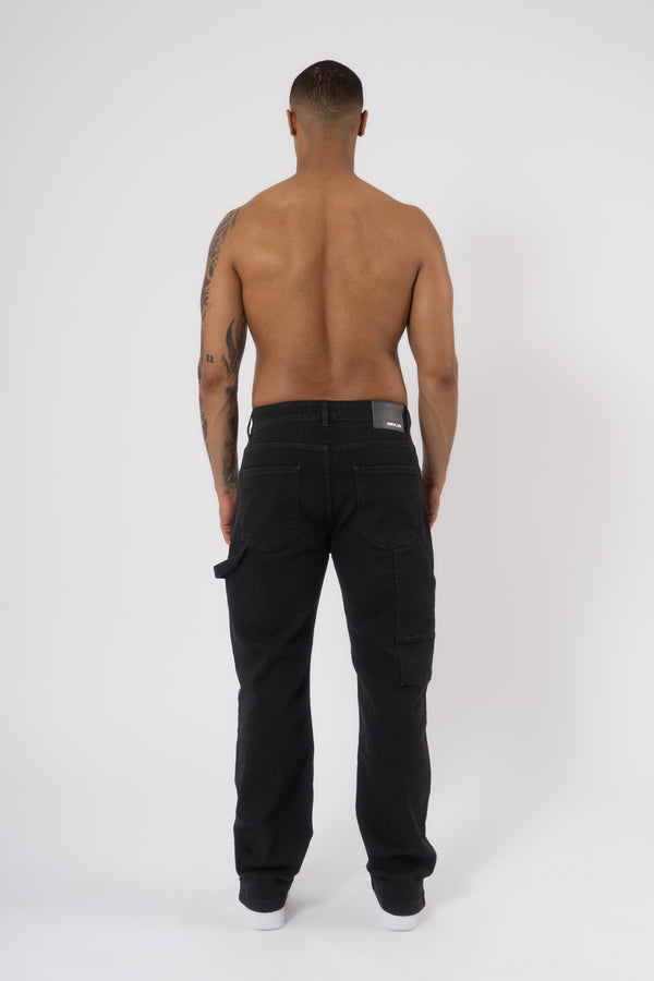 Carpenter Denim Washed - Black - Emolos