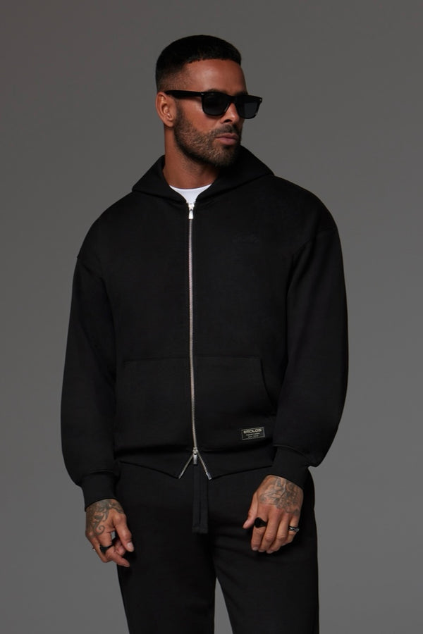 Craft Zip Up Hoodie Black