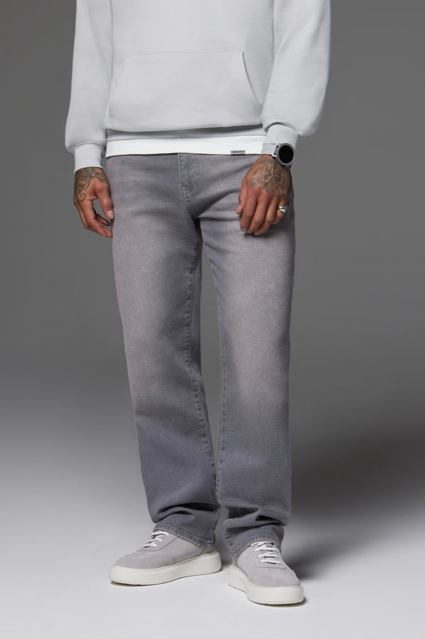 Relaxed Fit Jeans Washed Grey