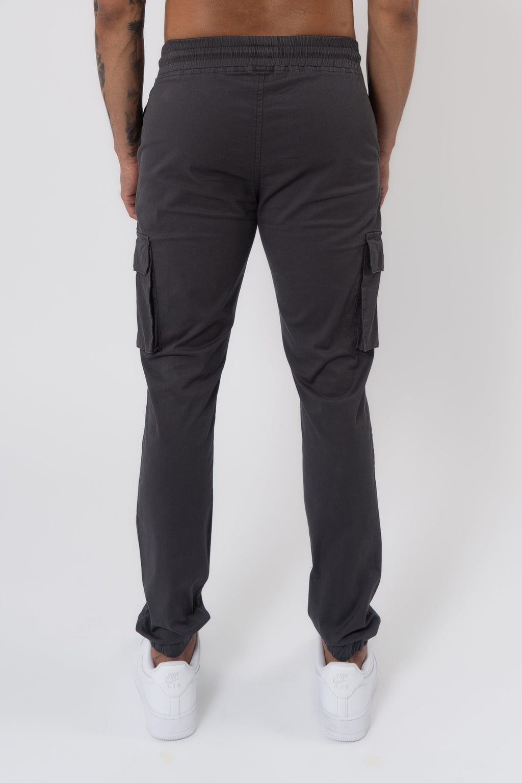 V2 Zip Details Cargo Pants - Light Grey - Emolos