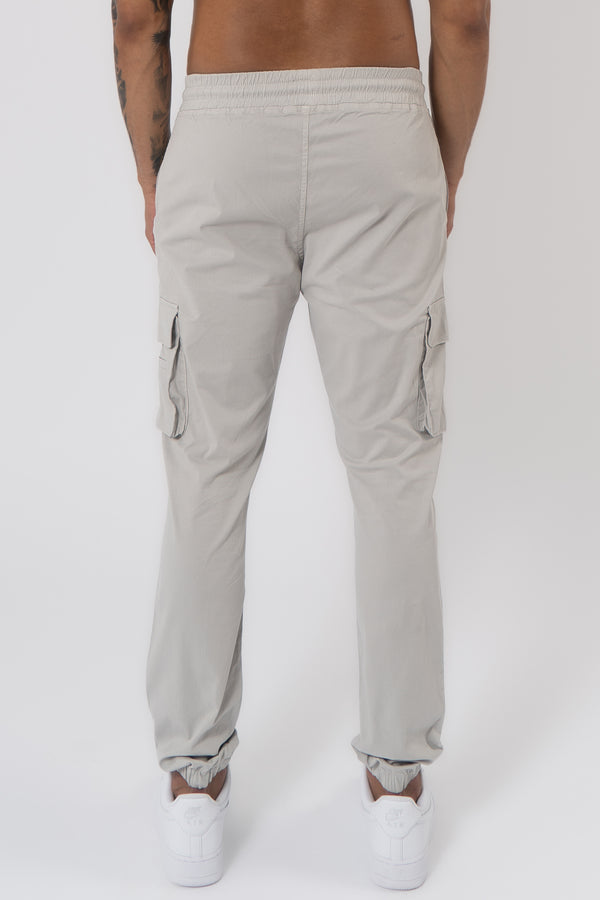Essential Cargo Pants - Light Grey - Emolos