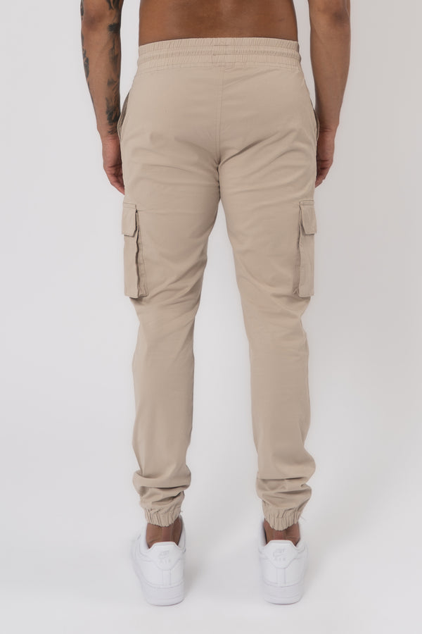 V2 Zip Details Cargo Pants - Light Grey - Emolos