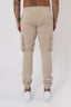 V2 Zip Details Cargo Pants - Beige