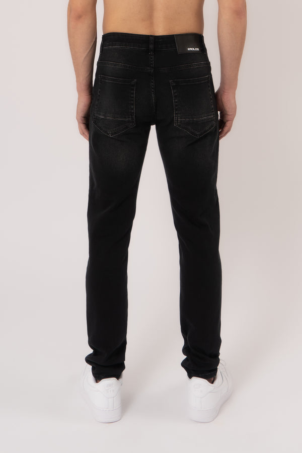Slim Fit Jeans Washed - Grey - Emolos