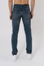Slim Fit Jeans Washed  Ripped Mid Blue