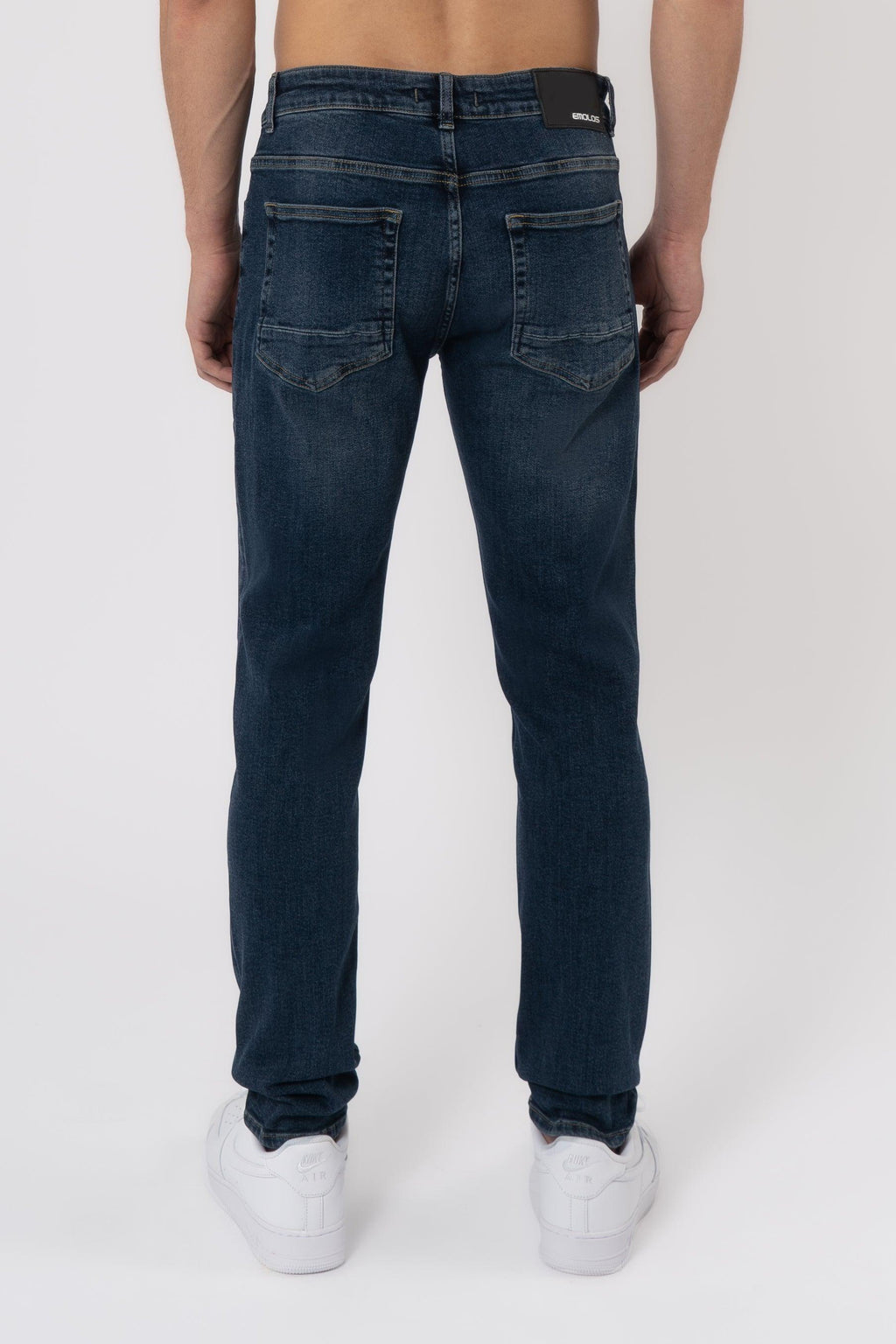 Slim Fit Jeans Washed - Grey - Emolos