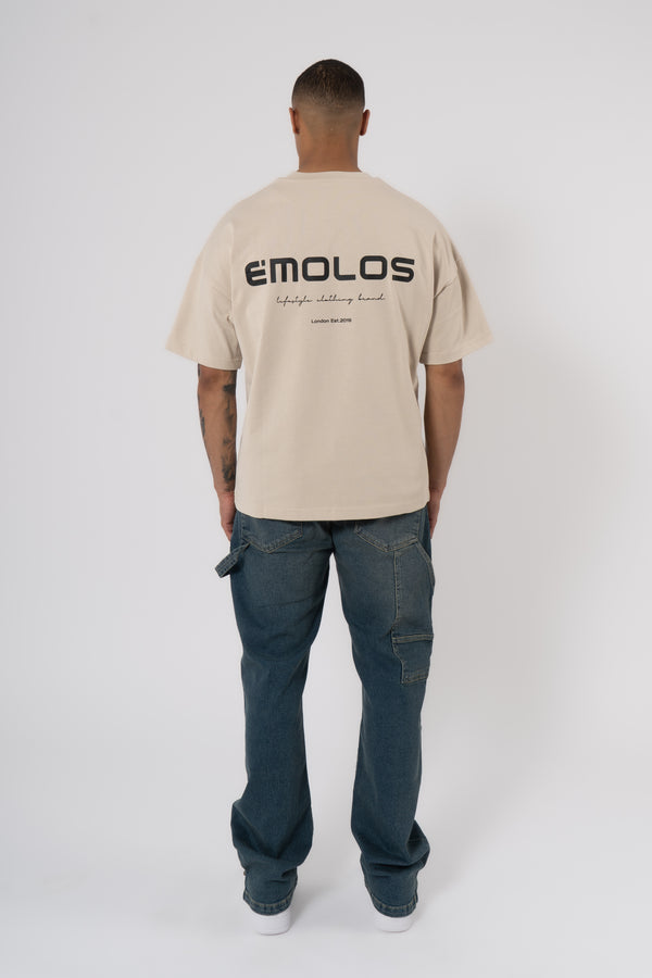 Essential Oversized T-shirt - Washed Grey - Emolos