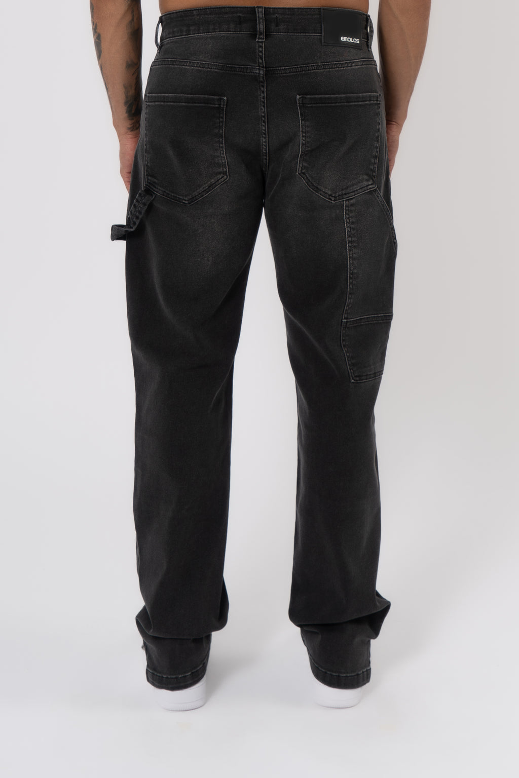 Carpenter Denim Washed - Black - Emolos
