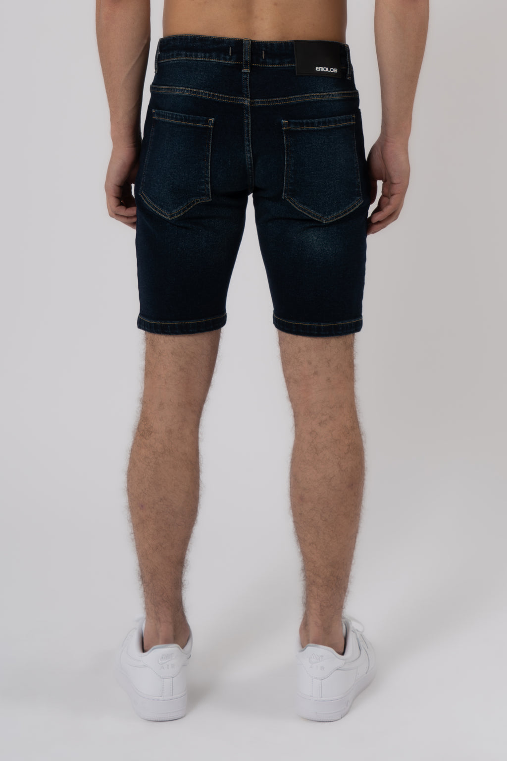 Denim Short Washed - Dark Blue - Emolos