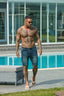 Denim Shorts Washed - Dark Blue - Emolos